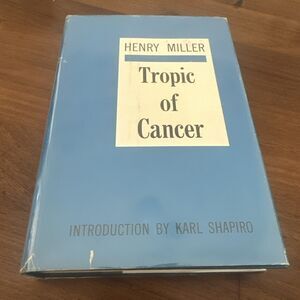 Tropic Of Cancer by Henry Miller 1961 HC/DJ 4th Printing Hardcover Dust Jacket
